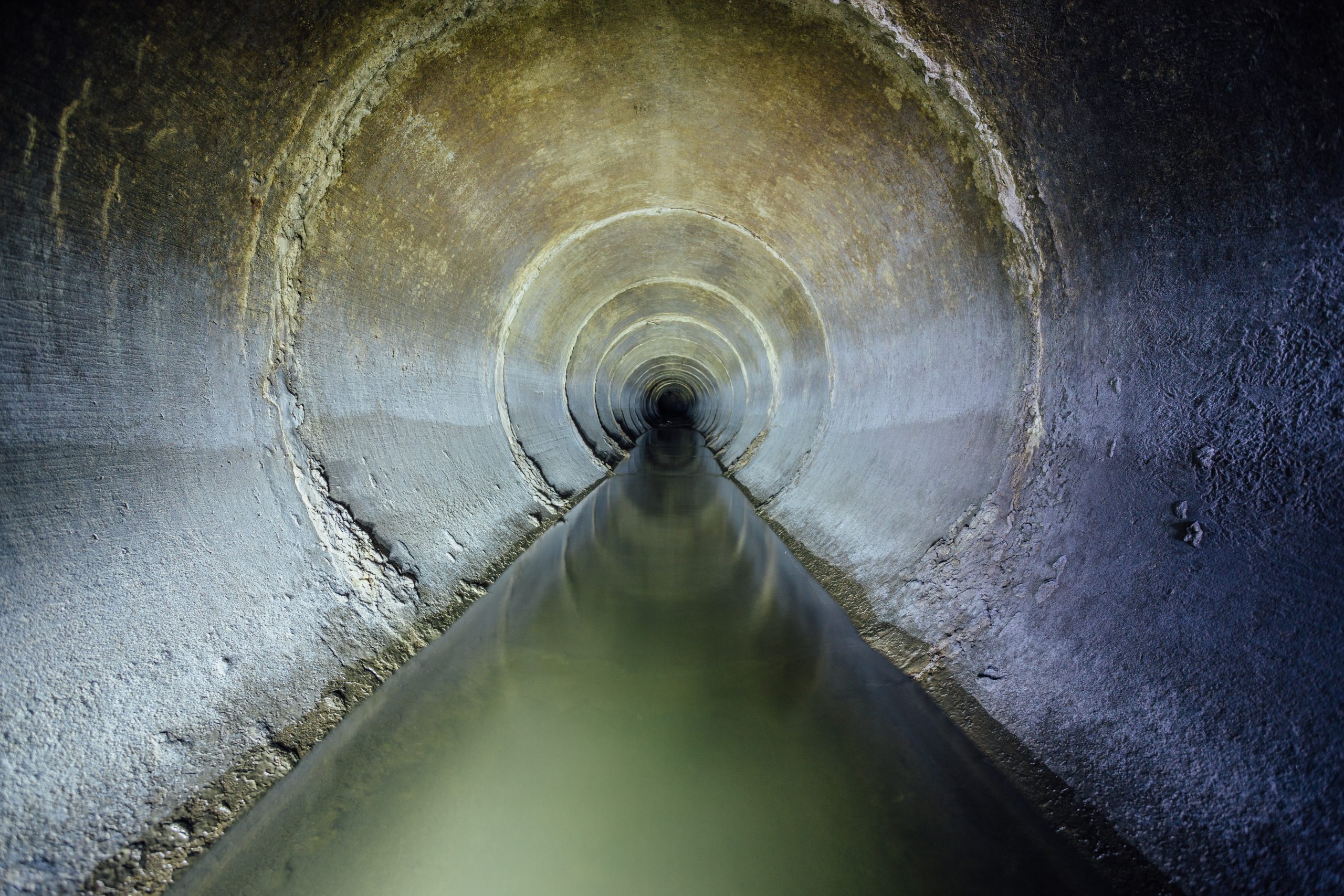 sewage tunnel
